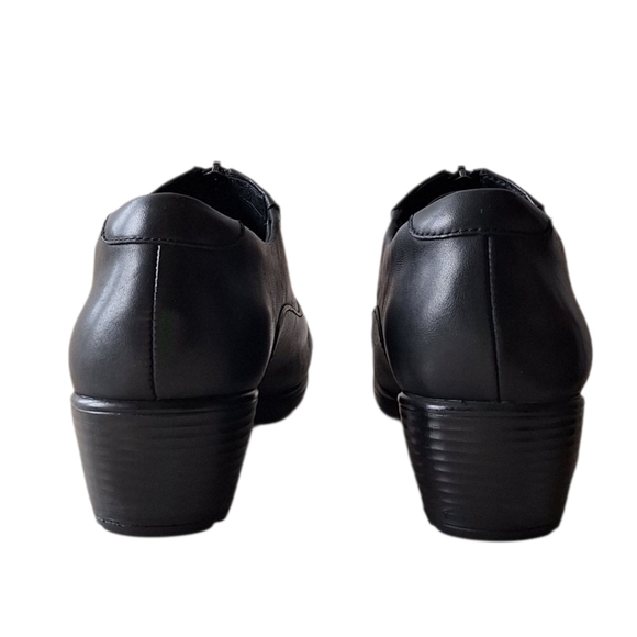 Romika Women's Banja 23 Leather Ankle Boot Black  Comfy Arch Work 40 EU 9.5 US - Picture 4 of 9